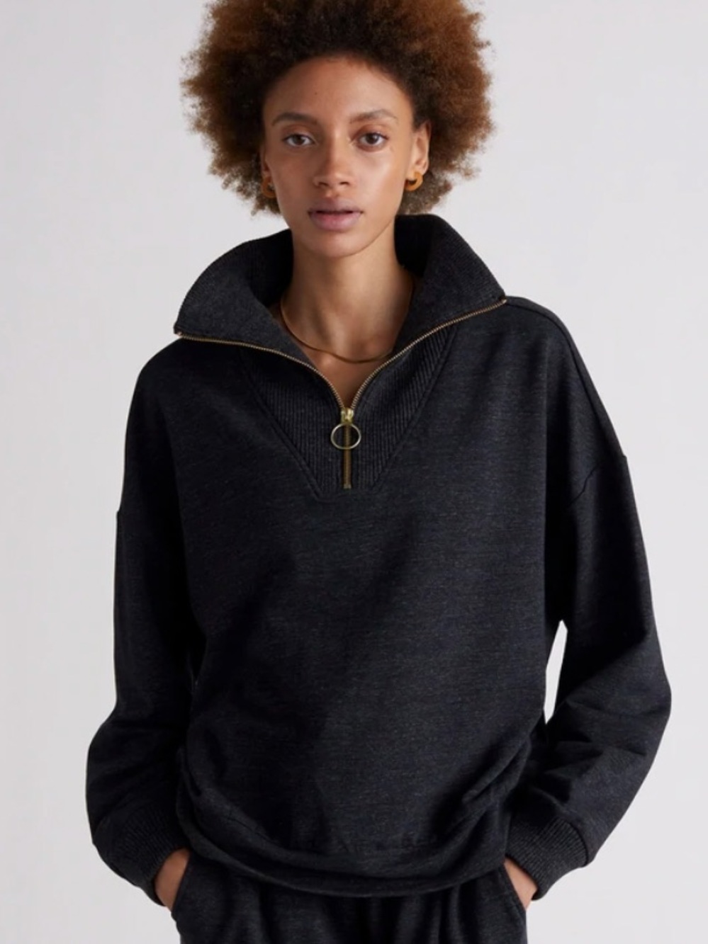 Varley Miller 1/4 Zip Sweater